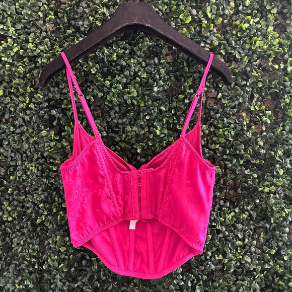 Urban Outfitters Out From Under Devon Satin Corset - Picture 8 of 11